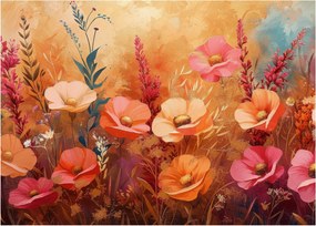 Tablou - Flori de pajiște, pictură (70x50 cm)