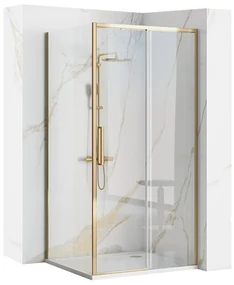 Cabina dus Rapid Slide Auriu 110x80cm, Rea