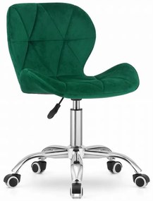 Set pentru birou masa de birou TAYLOR SONOMA 100x50 cm + scaun de birou AVOLA VELVET verde