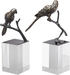 Set de 2 obiecte decorative LUX Morgana, bronz 114143 HZ