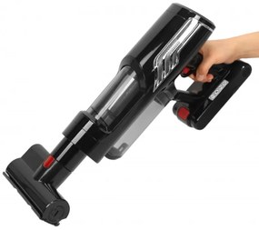 Resigilat: Aspirator fără fir Oliver Voltz OV51001Q, 250W, Li-ion 2500 mAh, 3 viteze, 0.6 l, 25 kPa, Ecran tactil, Negru