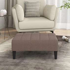337786 vidaXL Taburet, gri taupe, 78x56x32 cm, material textil