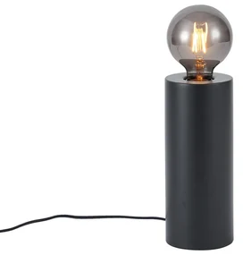 Lampă de masă modernă neagră 24cm - Cylinder
