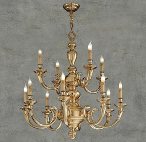 Candelabru XL cu 12 brate LUX realizat manual Amos