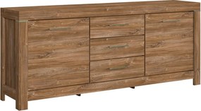 Comoda GENT, stejar stirling, PAL, 200x45x85 cm