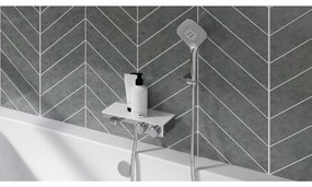 Set de dus Ideal Standard IdealRain EvoJet Diamond cu para dus 3 functii, furtun si agatatoare, crom lucios