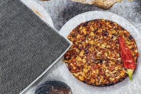 ANDRE 3343 covor lavabil Condimente, bucatarie, anti-alunecare - argint / bej