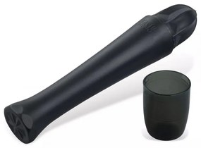 Pistil de bar 3 in 1 Tasty 678417, 20,5 cm, 2 parti, Pahar de masurat, Plastic, Negru