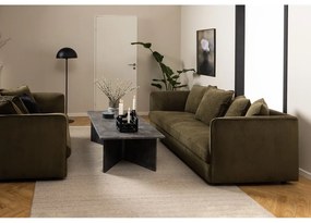 Măsuță de cafea neagră din marmură 70x140 cm Vega – Actona