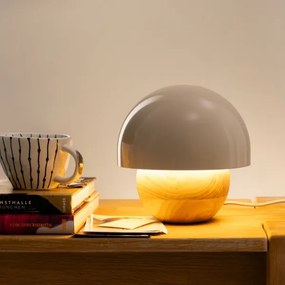 Lampă de masă Brilliant NALAM 1xE14/40W/230V gri/ash