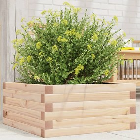 vidaXL Jardinieră de grădină, 50x50x23 cm, lemn masiv de pin