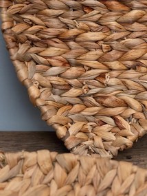 Set 2 cosuri decorative, in forma de fruza, din zambila de apa, Leaf