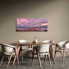 Tablou - Amurg la oraș (120x50 cm)