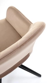 Scaun rotativ K535 velvet bej