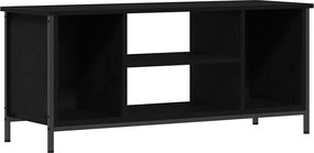 vidaXL Cabinet TV Stejar Negru 102 x 35 x 45 cm Lemn compozit