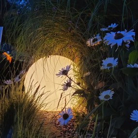 Lampă LED RGBW reglabilă pentru exterior GLOBO 1xE27/9W/230V Ø 30 cm IP44