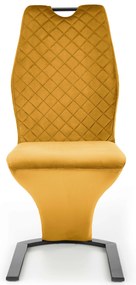 Scaun de sufragerie Klamgan (muștar). 1039678