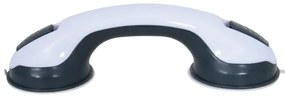 Bară pentru baie cu ventuze Spirella SAFE, albă,29 cm