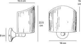 Aplica de perete stil clasic neoclasic Column
