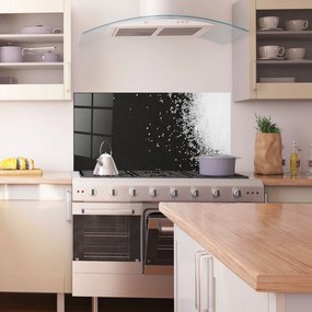 Panou Sticla Bucatarie, 60x150cm, Protectie aragaz, Antistropi, Termorezistent, Alimente, Condimente, Salt Texture