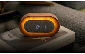 Ceas deșteptător digital Lumos Walnut – Gingko