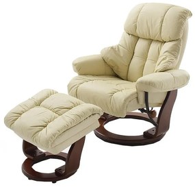 Fotoliu reglabil HABI crem/nuc