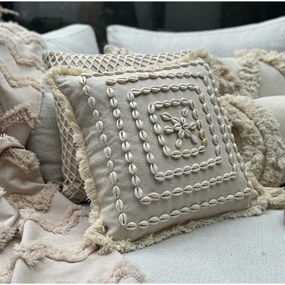 Față de pernă din bumbac 43x43 cm Seashells – Mioli Decor