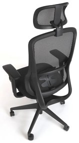 Scaun de birou Fiero, negru