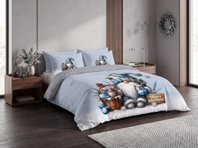 Lenjerie de pat din microfibra 3D FROSTY GNOME colorata Dimensiune lenjerie de pat: 2 ks 70 x 90 cm | 140 x 200 cm