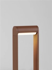 Stalp exterior LED 3000K IP65 Rox corten, H-60cm