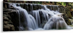 Tablou - Cascadă în junglă (120x50 cm)