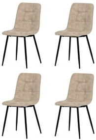 Set de scaune de sufragerie Vintage CT-281 CRM3, 4buc
