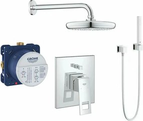 Sistem de dus incastrat Grohe Eurocube Euphoria New Tempesta crom