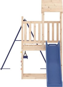 vidaXL Set de joacă pentru exterior, lemn masiv de pin