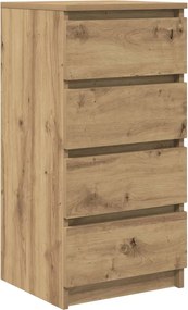 vidaXL Bufetă Stejar Artisan 37,5x35x76 cm Lemn prelucrat