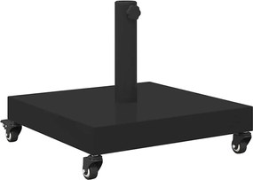 vidaXL Bază pentru umbrelă Negru 45 x 45 x 31,5 cm