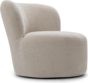Fotoliu de relaxare Hygga - stofă boucle bej Catch Me 02