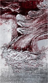 Covor Modern Living, Dormitor Dreptunghiular Cameleon 2323A Rosu (Alege dimensiunea: 200 x 300)