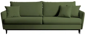Canapea trei locuri Vivaldio  (verde + negru). 1098881