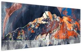 Tablou - Ilustrație de sweathouses (120x50 cm)