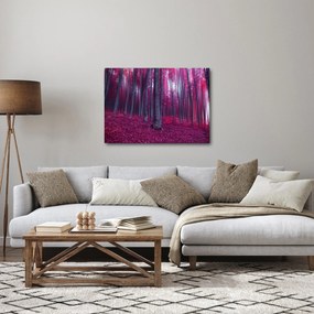 Tablou - Pădurea roz (70x50 cm)
