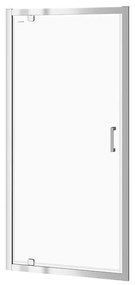 Usa sticla dus batanta 90x185 cm profil crom lucios Cersanit Basic 900x1850 mm