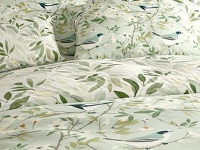 Lenjerie de pat din bumbac FLORIBIRD POLY verde Dimensiune lenjerie de pat: 70 x 90 cm | 140 x 220 cm