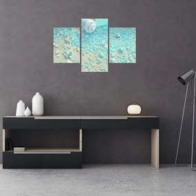 Tablou - Atmosfera de litoral în nuanțe turcoaz (90x60 cm)