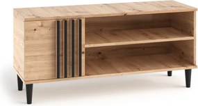 Comodă TV LIVIA 08 – 120x40x54 cm – Stejar Artisan