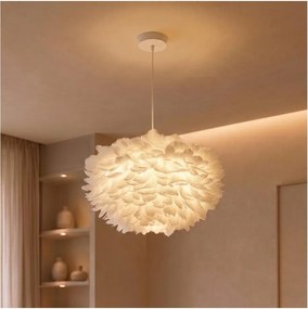 Brilagi - Lustră suspendată pe cablu FEATHER 3xE27/40W/230V Ø 50 cm albă