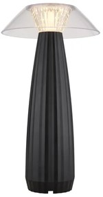 Lampă LED tactilă reîncărcabilă dimabilă de masă Globo 21021B ILLUMI LED/1W/3,7V 3000K negru