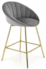 Scaun de bar Briggs, gri