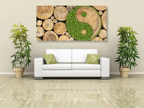 Tablou Yin și Yang într-un design ecologic
