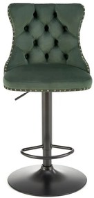 Scaun de bar H117 velvet verde